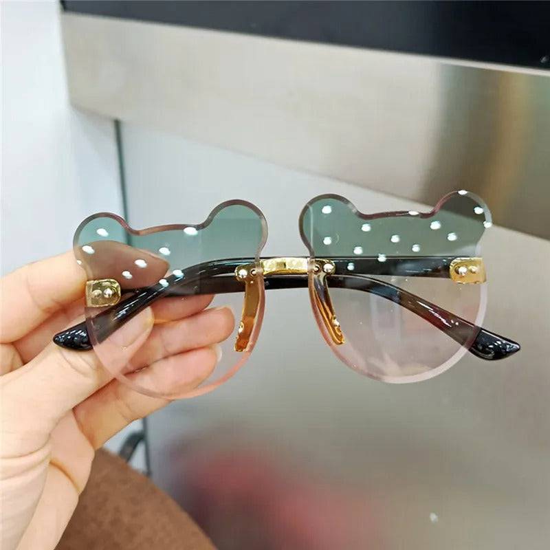 Kids Cute Bear Cartoon Sunglasses - TheWellBeing4All