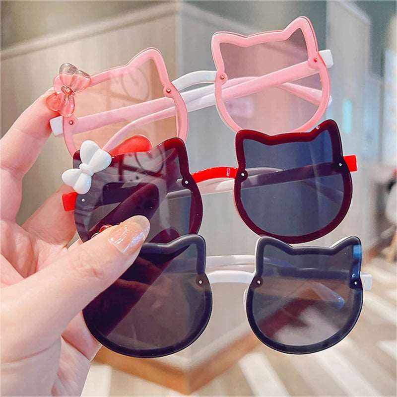 Kids Cute Bear Cartoon Sunglasses - TheWellBeing4All