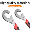 Multifunctional Universal Pipeline High Carbon Steel Wrench Set Manual Hardware Grip Tool - TheWellBeing4All