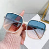 Oversized Rectangle Sunglasses - TheWellBeing4All