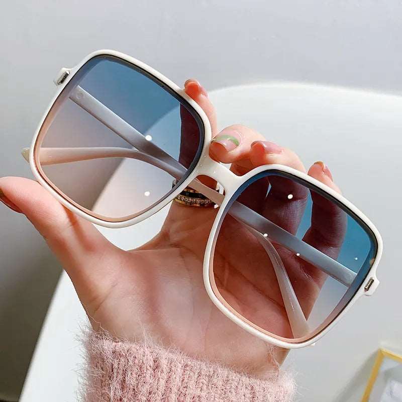 Oversized Rectangle Sunglasses - TheWellBeing4All