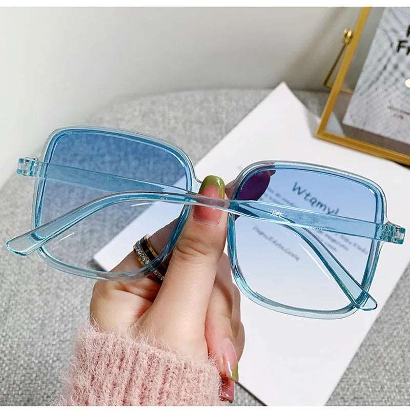 Oversized Rectangle Sunglasses - TheWellBeing4All