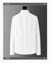 Casual youth silk luxury top diamond long sleeved shirt for men - TheWellBeing4All