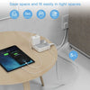 Ultra Thin Flat Extension Cord & Flat Plug Power Strip with USB Ports - TheWellBeing4All