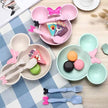 Cartoon Baby Bowl Tableware Set Wheat Straw Children's Dishes Kids Feeding set - TheWellBeing4All