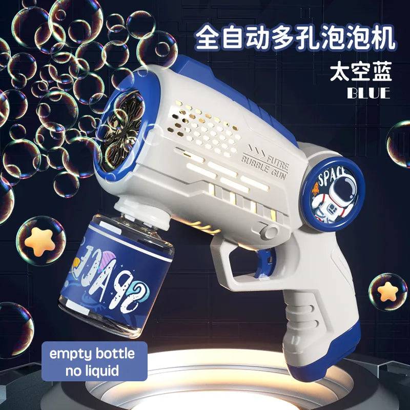 Japanese Automatic Light Bubble Machine Bubbles Gun Summer Beach Bath Outdoor Game Fantasy Toys - TheWellBeing4All