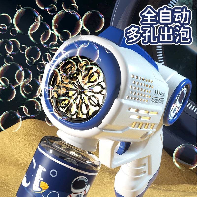 Japanese Automatic Light Bubble Machine Bubbles Gun Summer Beach Bath Outdoor Game Fantasy Toys - TheWellBeing4All