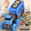 Deformable Rail Car  Ejection Folding  Big  Truck  Toys - TheWellBeing4All