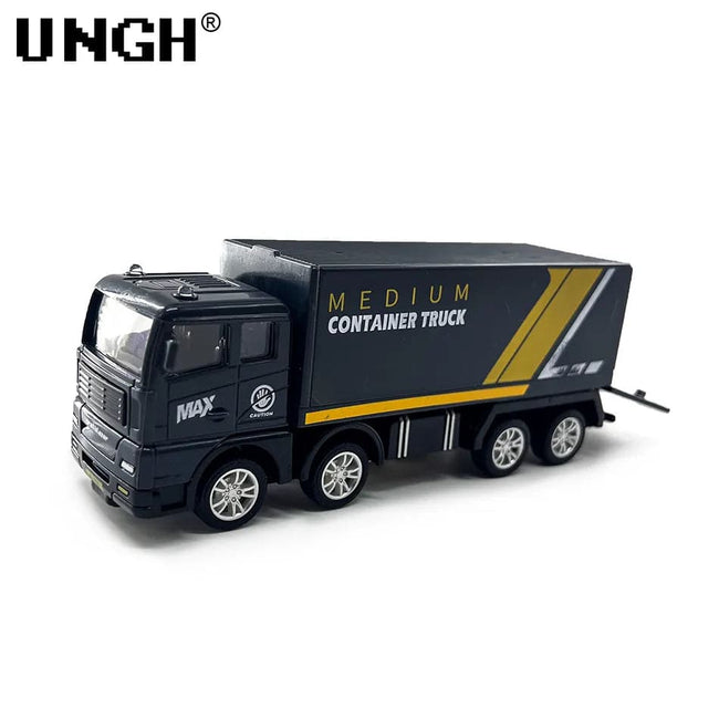 Container Truck Freight Vehicle Children Kids Pull Back Car Model Educational Toys for Boy Game Gift - TheWellBeing4All