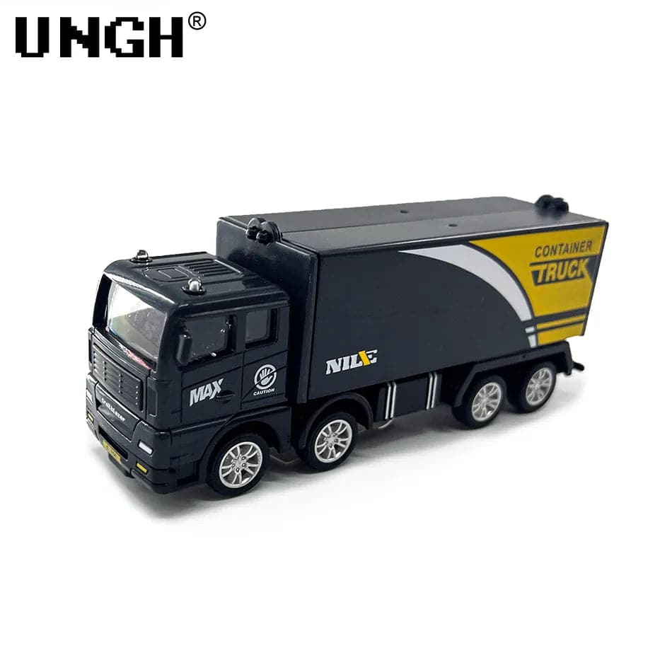 Container Truck Freight Vehicle Children Kids Pull Back Car Model Educational Toys for Boy Game Gift - TheWellBeing4All