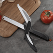 Clever Cutter 2-in-1: Premium Stainless Steel Blade, Grade A Plastic Handle - TheWellBeing4All