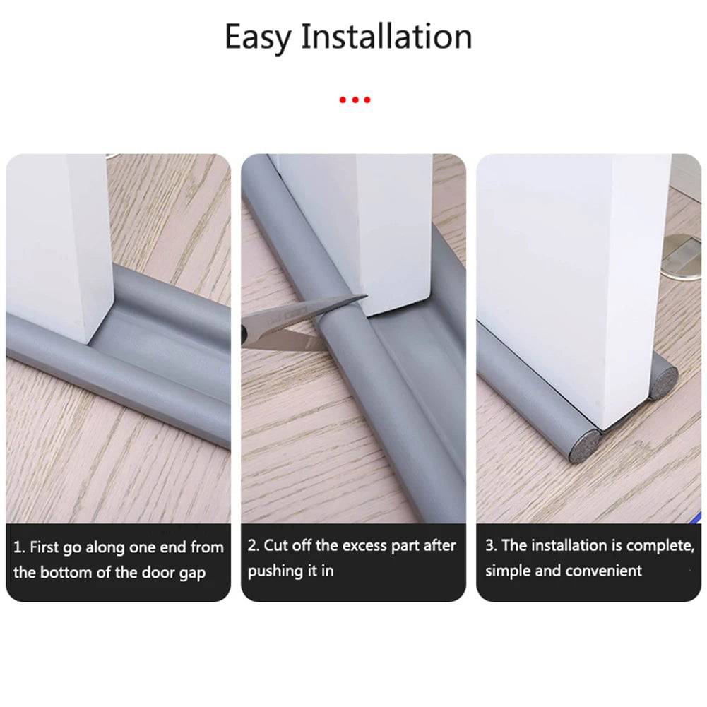 TheWellBeing™️Premium Home Door Draught Excluder Seal Strip - Energy Saver and Insulation Solution - TheWellBeing4All