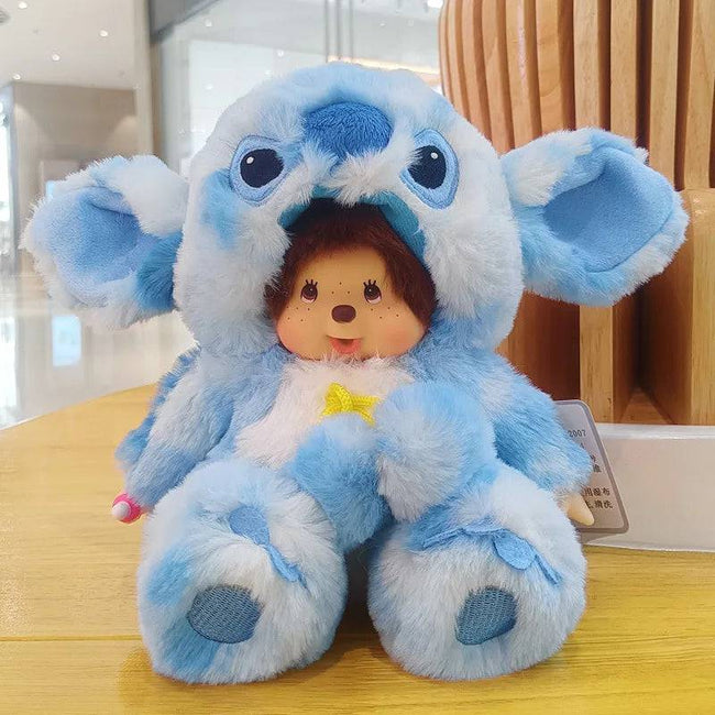 Disney Seated Stitch Drag Plush Doll Cute Plush Ornament Japanese Lotso Kawaii Drag Kids Toys - TheWellBeing4All