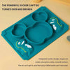 Silicone Dinner Plate Infant Training Food Bowl Integrated Suction Bowl Tableware - TheWellBeing4All