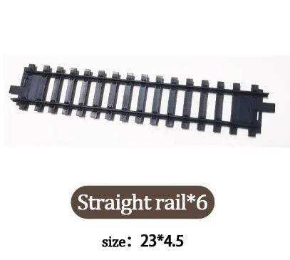 Electric Variety Railcar Retro Steam Train Model Puzzle Assembly Toys Railway Track Set - TheWellBeing4All