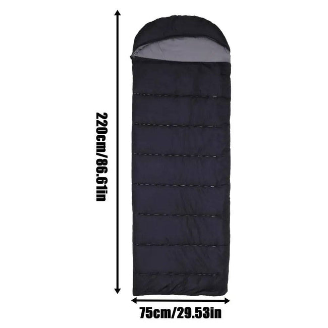 USB Heated Sleeping Bag Winter Warm Camping Sleeping Bag 3 Gears Temperature Heating Pad With Compression Bag For Hiking - TheWellBeing4All