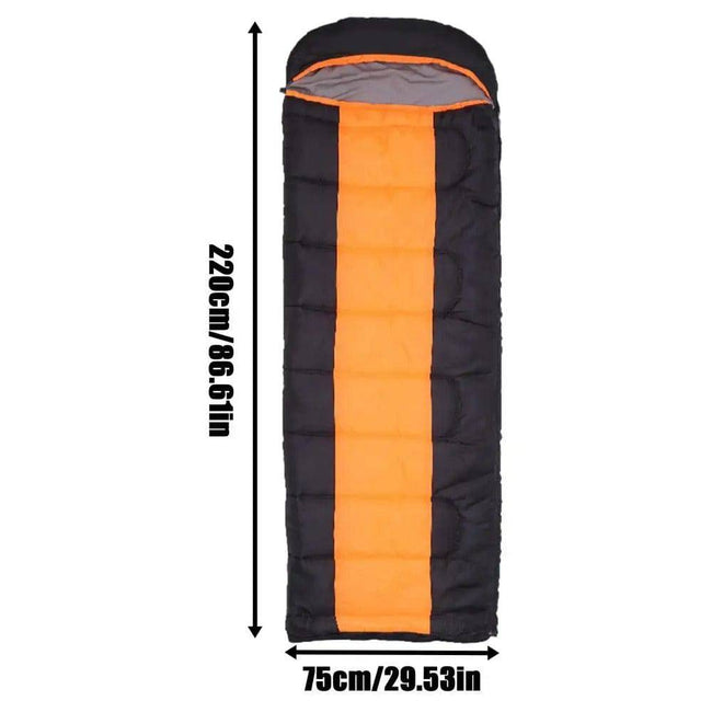 USB Heated Sleeping Bag Winter Warm Camping Sleeping Bag 3 Gears Temperature Heating Pad With Compression Bag For Hiking - TheWellBeing4All