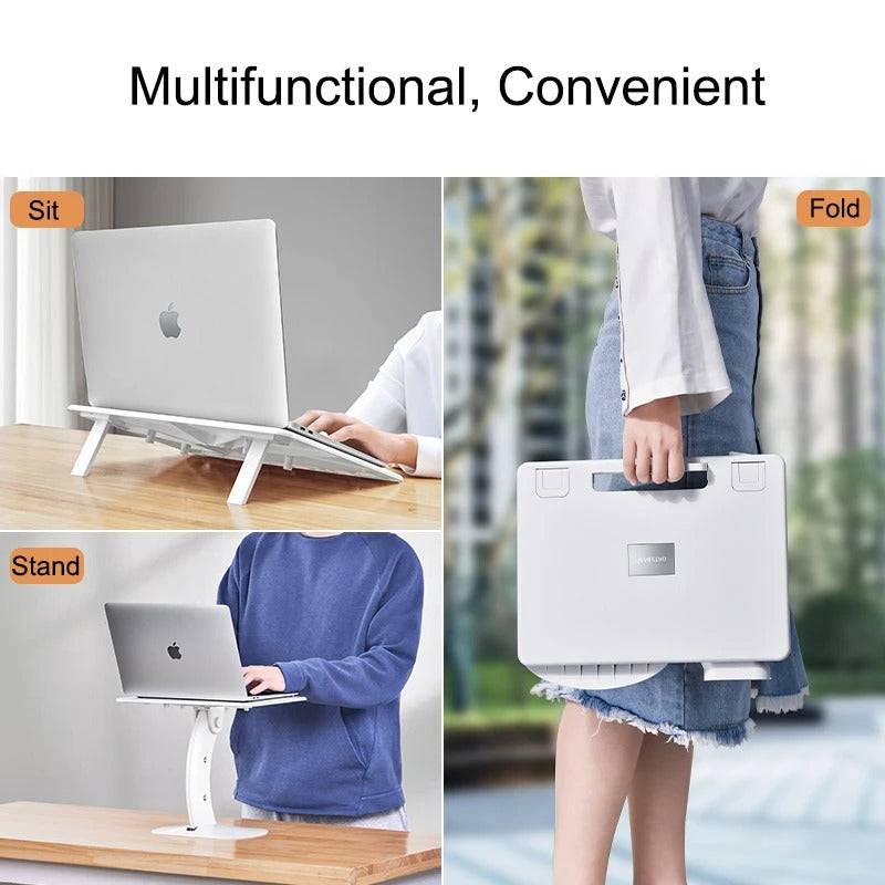 Portable Laptop Stand Notebook Stand Multi Function Desk - TheWellBeing4All