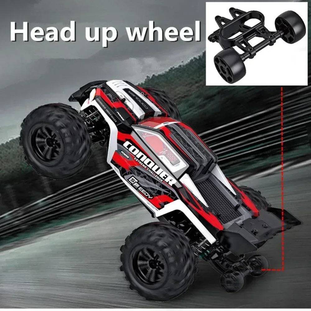 Large RC Cars 50km/h High Speed RC Cars Toys for Boys Remote Control Car 2.4G 4WD Off Road Monster Truck - TheWellBeing4All