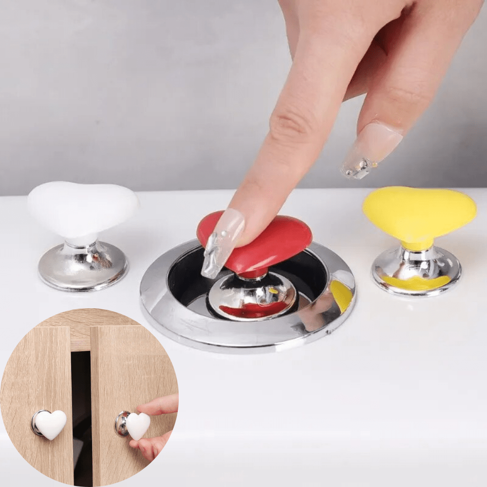 Heart Shape Toilet Press Button - TheWellBeing4All