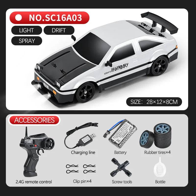 2.4G Drift Rc Cars 4WD RC Drift Car Toy Remote Control GTR  Vehicle Car RC Racing Car Toys - TheWellBeing4All