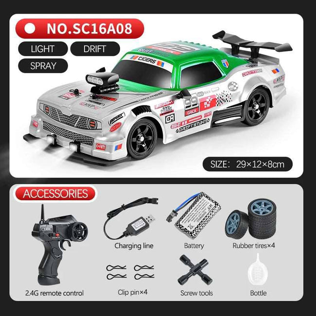 2.4G Drift Rc Cars 4WD RC Drift Car Toy Remote Control GTR  Vehicle Car RC Racing Car Toys - TheWellBeing4All