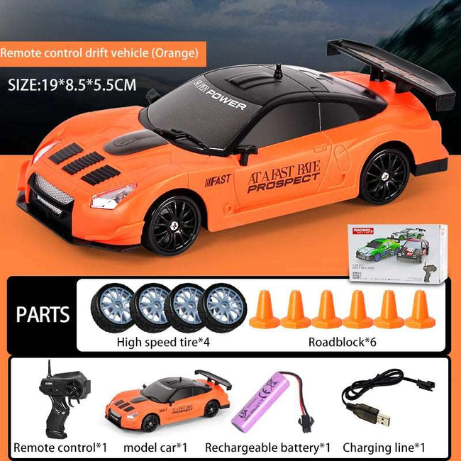 2.4G Drift Rc Cars 4WD RC Drift Car Toy Remote Control GTR  Vehicle Car RC Racing Car Toys - TheWellBeing4All