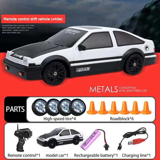 2.4G Drift Rc Cars 4WD RC Drift Car Toy Remote Control GTR  Vehicle Car RC Racing Car Toys - TheWellBeing4All