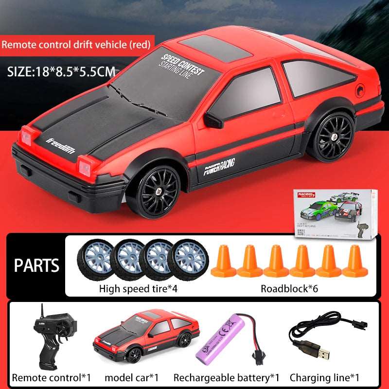 2.4G Drift Rc Cars 4WD RC Drift Car Toy Remote Control GTR  Vehicle Car RC Racing Car Toys - TheWellBeing4All