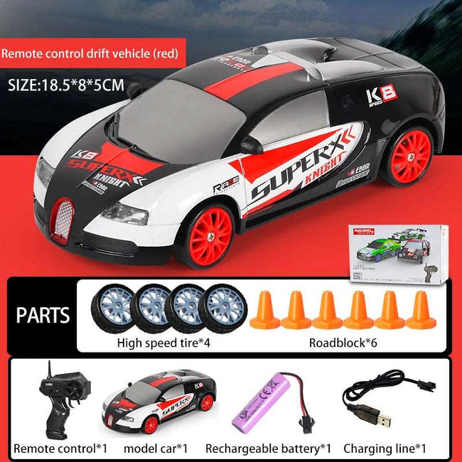 2.4G Drift Rc Cars 4WD RC Drift Car Toy Remote Control GTR  Vehicle Car RC Racing Car Toys - TheWellBeing4All