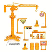 Plastic Construction Excavator Tractor Dump Fire Truck Bulldozer Models Kids - TheWellBeing4All