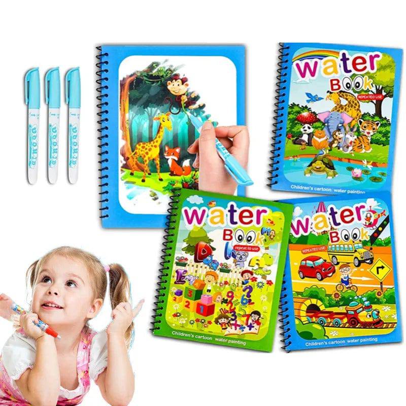 Baby Montessori Toys Drawing Coloring Books for Kids 2 to 4 Years Old - TheWellBeing4All