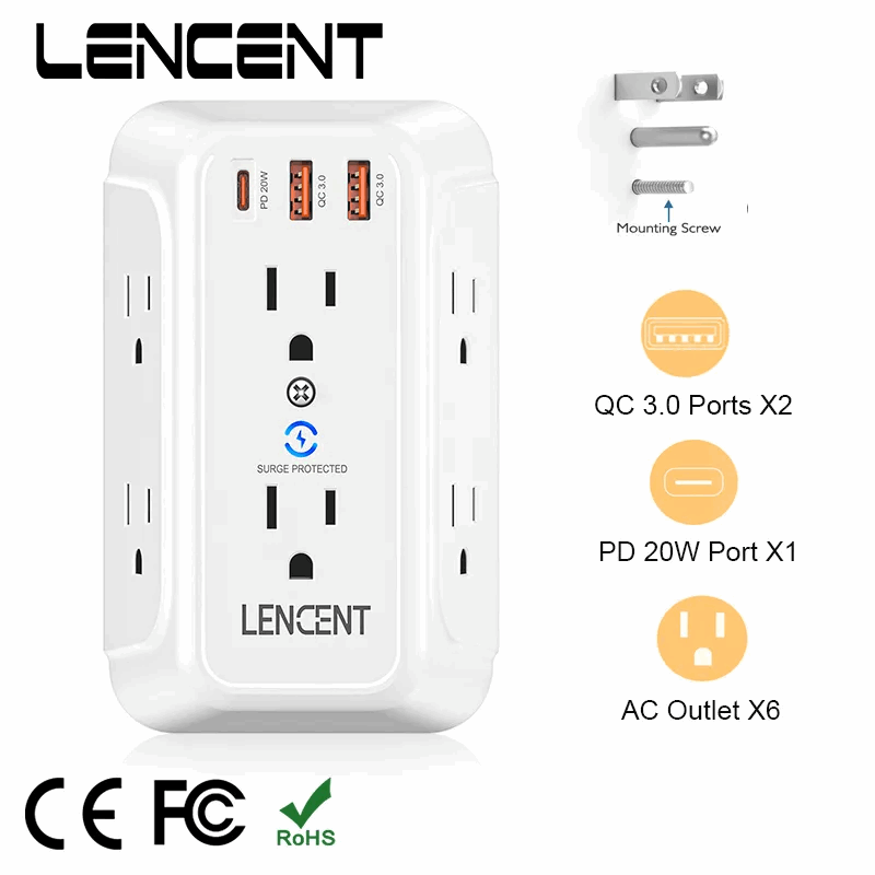 9-in-1 Multi-Function Wall Socket Extender - TheWellBeing4All