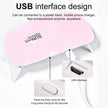 Nail Dryer Machine Portable 6 LED UV Manicure Lamp - TheWellBeing4All