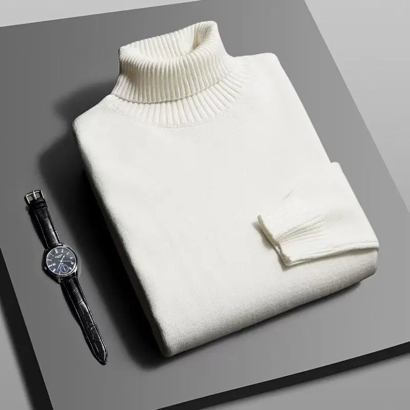 Stylish Men's Turtleneck Sweater - Ultimate Fall Fashion Statement