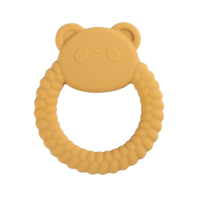 Baby Teether Silicone Bracelet BPA Free Cute Animal Silicone Pendant Wood Ring Teething Rattle - The Well Being The Well Being 23 Ludovick-TMB Baby Teether Silicone Bracelet BPA Free Cute Animal Silicone Pendant Wood Ring Teething Rattle