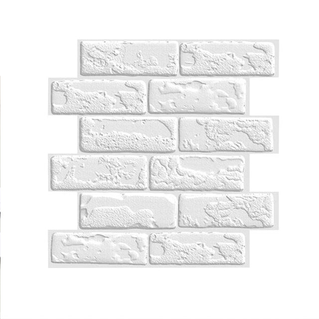 Wall Stickers Self-adhesive Wallpaper Brick Pattern - The Well Being The Well Being JQZ658 / 30x30cm Ludovick-TMB Wall Stickers Self-adhesive Wallpaper Brick Pattern