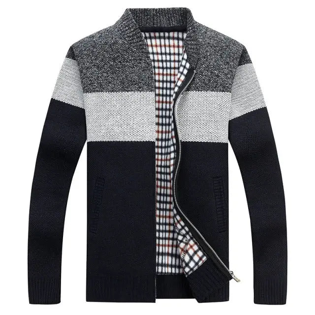 Cardigan Sweaters Man Casual Knitwear Sweater coat male clothe - The Well Being The Well Being 603 zang qing / M (50-58KG) Ludovick-TMB Cardigan Sweaters Man Casual Knitwear Sweater coat male clothe