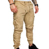 Casual Drawstring Cargo Pants for Men with Pockets and Ankle Ties - The Well Being The Well Being XXXL / Khaki Ludovick-TMB Casual Drawstring Cargo Pants for Men with Pockets and Ankle Ties