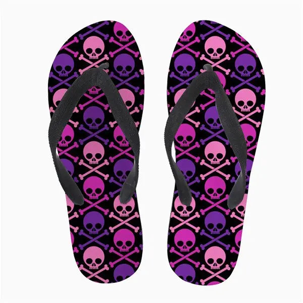 Flip Flops Soft Rubber Sole Flat Slippers - The Well Being The Well Being Z3314AB / 35 Ludovick-TMB Flip Flops Soft Rubber Sole Flat Slippers