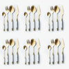 Fork Spoon Knife Set - The Well Being The Well Being White 24pcs NO Shelf Ludovick-TMB Fork Spoon Knife Set