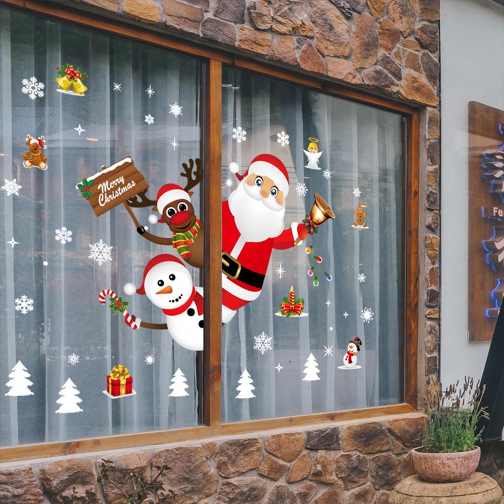 Christmas Wall Window Stickers Marry Christmas Decoration - The Well Being The Well Being The Well Being Christmas Wall Window Stickers Marry Christmas Decoration