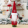 Xmas Wine Bottle Dust Cover Noel Navidad Christmas Decoration - The Well Being The Well Being 99-Red Hat Ludovick-TMB Xmas Wine Bottle Dust Cover Noel Navidad Christmas Decoration