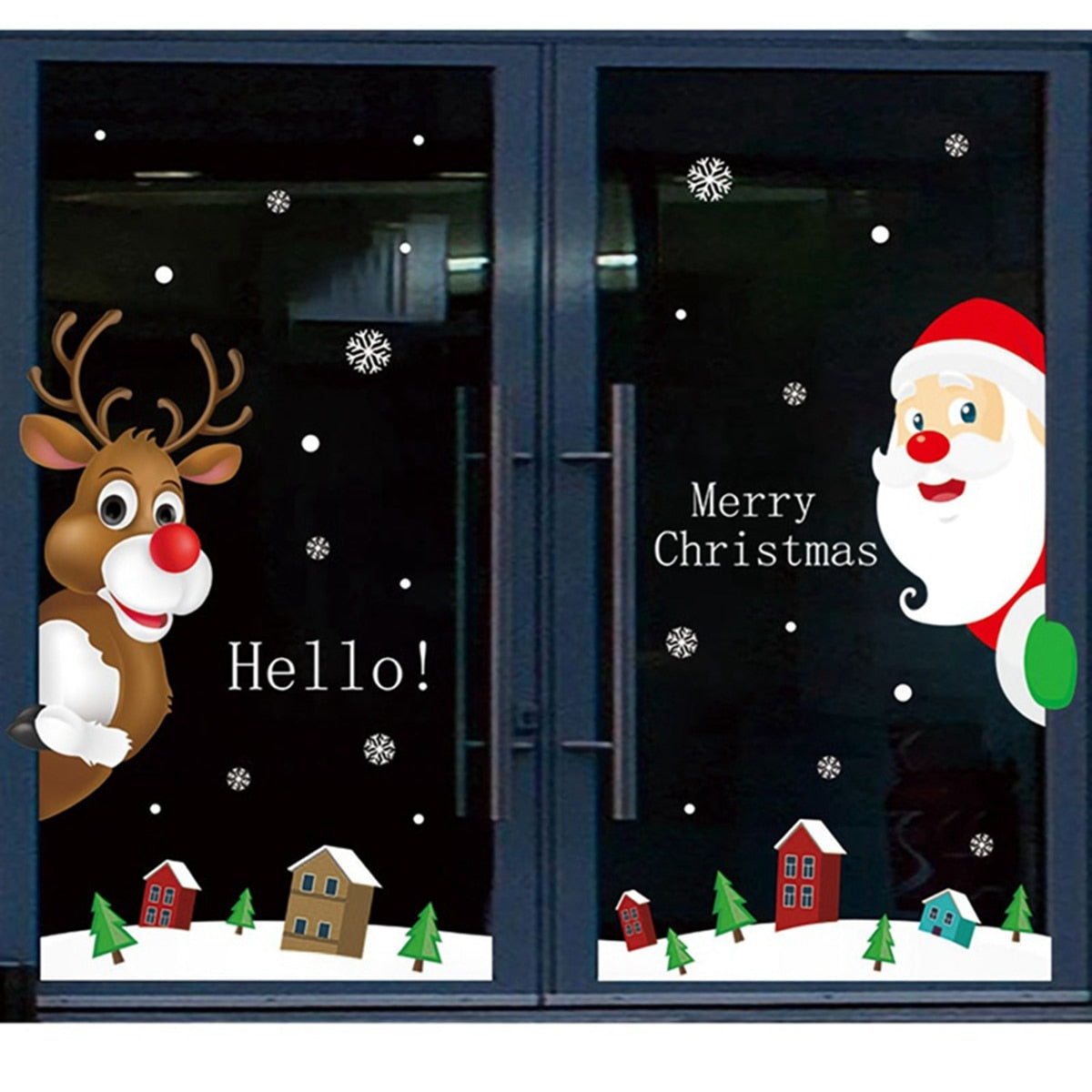 Christmas Wall Window Stickers Marry Christmas Decoration - The Well Being The Well Being The Well Being Christmas Wall Window Stickers Marry Christmas Decoration