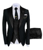 High Quality Black Brown Wedding Costume Homme Groom Bridegroom Wear Men Suits Tuxedos Blazer Slim Fit Terno Masculino 3 Pieces - The Well Being The Well Being as picture 7 / L(EU 50) Ludovick-TMB High Quality Black Brown Wedding Costume Homme Groom Bridegroom Wear Men Suits Tuxedos Blazer Slim Fit Terno Masculino 3 Pieces