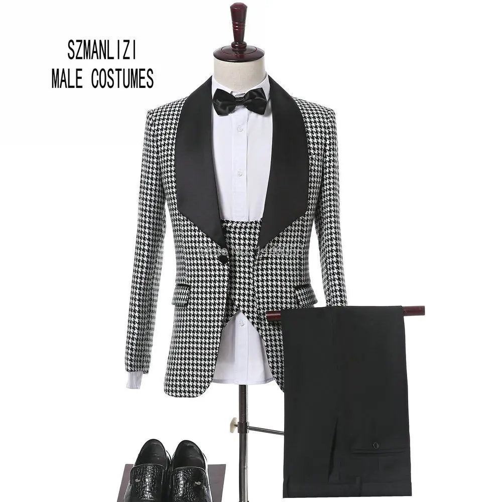 Latest Coat Pant Design 2018 Italian Slim Fit Plaid Formal Suit Wear Groom Tuxedo Groomsmen Wedding Dinner Party Suit Bridegroom - The Well Being The Well Being Ludovick-TMB Latest Coat Pant Design 2018 Italian Slim Fit Plaid Formal Suit Wear Groom Tuxedo Groomsmen Wedding Dinner Party Suit Bridegroom