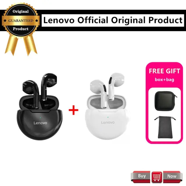 Lenovo HT38 TWS Bluetooth Earphone Mini Wireless Earbuds with Mic for iPhone Air Pods Sport Waterproof 9D Stere Headphones - The Well Being The Well Being black1white1box1bag1 / China Ludovick-TMB Lenovo HT38 TWS Bluetooth Earphone Mini Wireless Earbuds with Mic for iPhone Air Pods Sport Waterproof 9D Stere Headphones