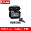 Lenovo Wireless Earphone Bluetooth 5.0 Dual Stereo Noise Reduction - The Well Being The Well Being LP40 Black Ludovick-TMB Lenovo Wireless Earphone Bluetooth 5.0 Dual Stereo Noise Reduction