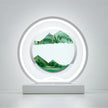 Moving Sand Art Picture Round Glass - The Well Being The Well Being White round-green / Remote control Ludovick-TMB Moving Sand Art Picture Round Glass