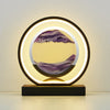 Moving Sand Art Picture Round Glass - The Well Being The Well Being Black round-Purple / Power switch button Ludovick-TMB Moving Sand Art Picture Round Glass